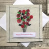 Red Roses Valentine’s Day Card