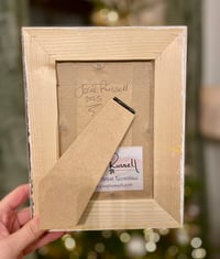 Image 2 of Mini framed oval print 12x8cm. 