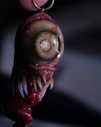 Image 16 of Twisted tongue pendant, Orange Glow, ooak