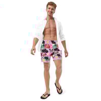 Image 1 of Studio Purr Strawberry Season Kitties Swim Trunks