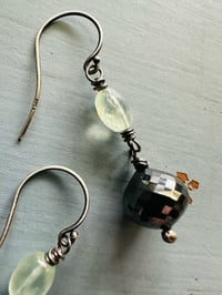 Image 10 of hematite disco ball earrings