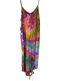 Image 3 of L Woven Wide-Leg Jumpsuit with Pockets in Euphoria Spiral Ice Dye