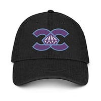 Image 3 of Denim Double C Apex Hat