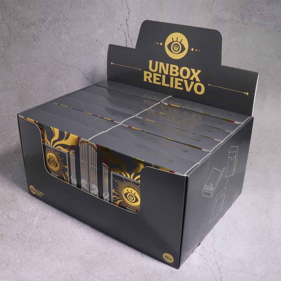 Image of UNBOX RELIEVO BLIND BOX FULL CARTON (14 UNITS)