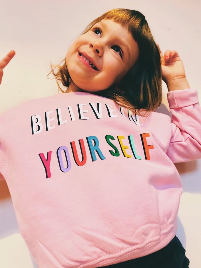 Image of Believe in yourself sweater and tee