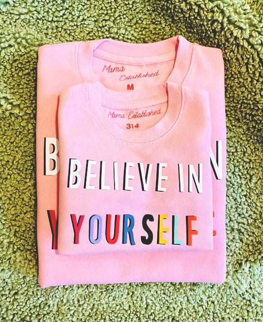 Image of Believe in yourself sweater and tee