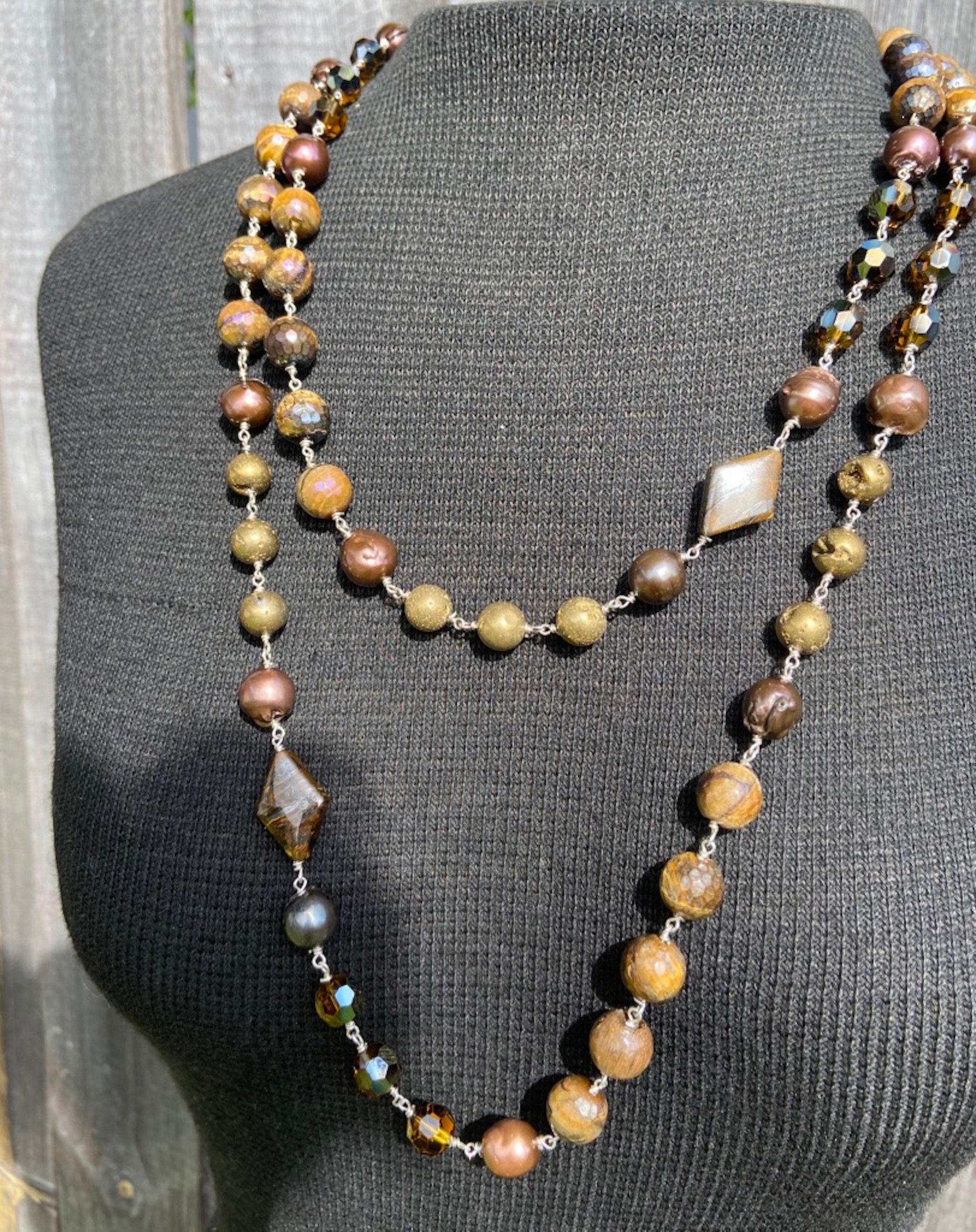 Tiger's Eye Necklace | Ursell Jewelry Art