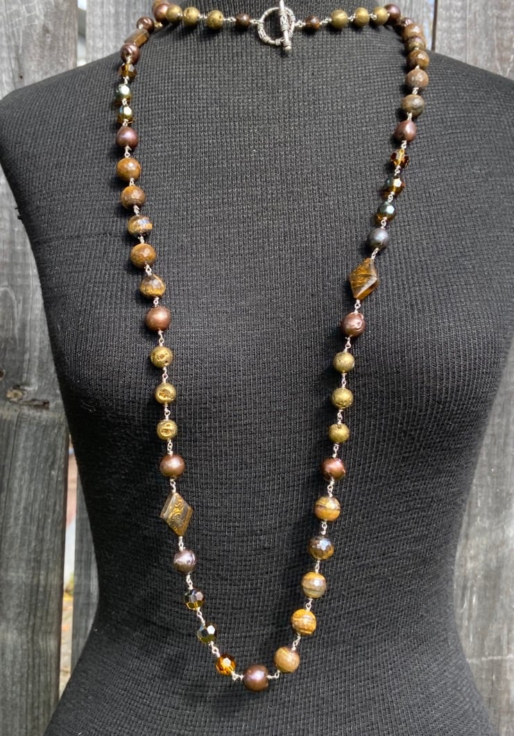 Tiger's Eye Necklace | Ursell Jewelry Art