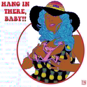 Image of HANG IN THERE, BABY!! Woven blanket PREORDER