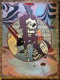 Image 1 of 'Mystic Smokers Club' Woven blanket PREORDER