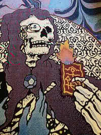 Image 2 of 'Mystic Smokers Club' Woven blanket PREORDER