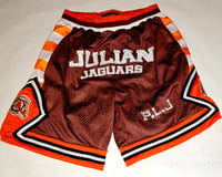 Image 1 of Julian Jaguars Brown Mesh basketball shorts 