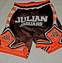 Image 2 of Julian Jaguars Brown Mesh basketball shorts 