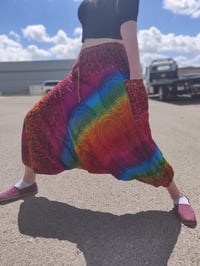 Image 1 of Rainbow Harem Pants