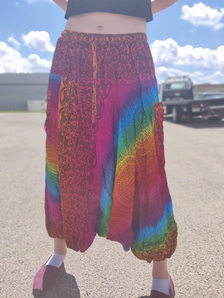 Image of Rainbow Harem Pants 