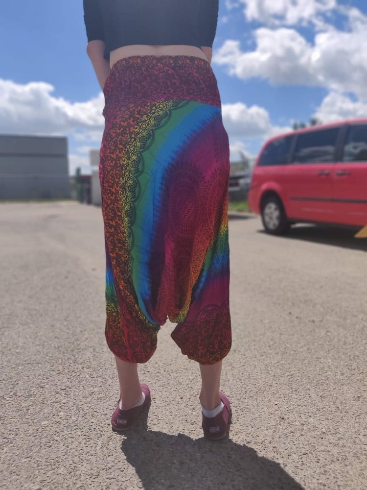 Image of Rainbow Harem Pants 