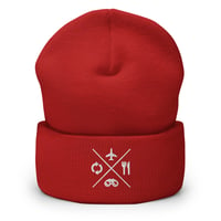 Image 1 of Travel Eat Discover Repeat | Beanie