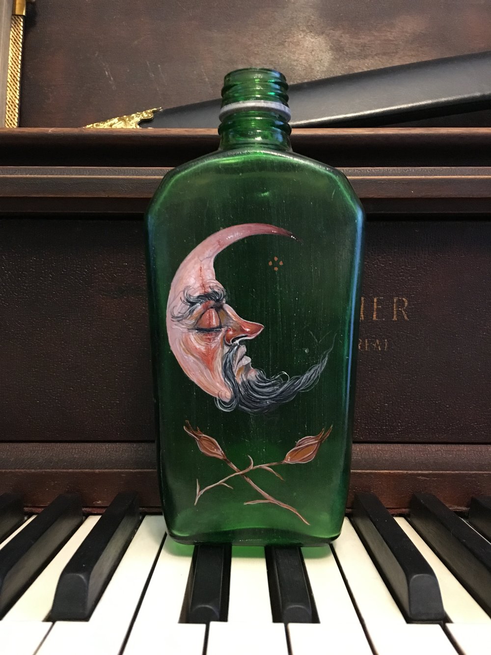 Moon Man Vintage Bottle
