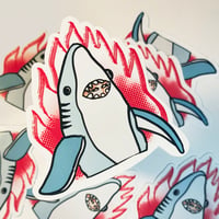 Image 1 of Stickers - Le requin maléfique
