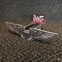 Image 2 of Naval Flight Officer Wings / Badge Hitch Cover