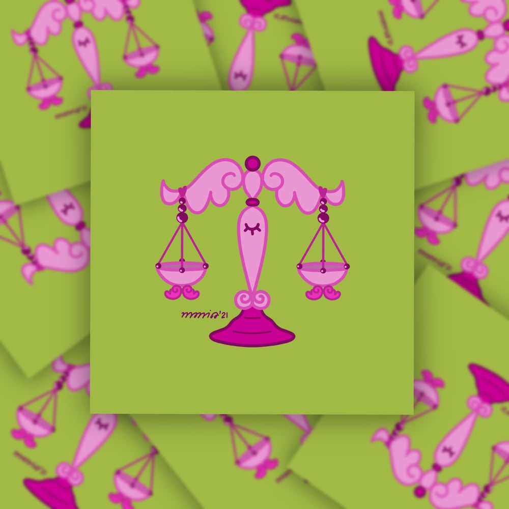 Image of Libra Vinyl Sticker
