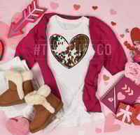 Image 1 of Heart Pattern Shirt 