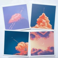 Image 2 of Sky and Cloud Mini Prints (Set of 4)