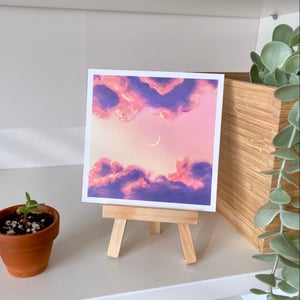 Image of Crescent Peek Mini Print