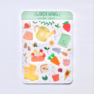 Image of Gardening Sticker Sheet