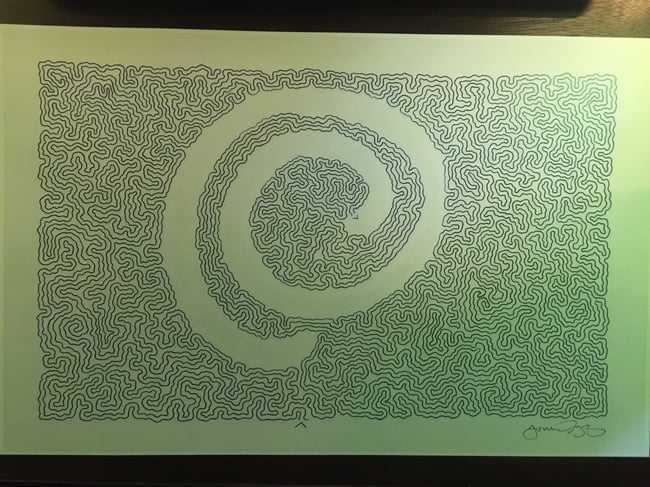 Sun Maze Archival Print