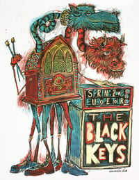 The Black Keys New Years European Tour Poster
