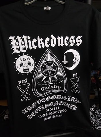WuijaBoard T-Shirt by Wickedness 