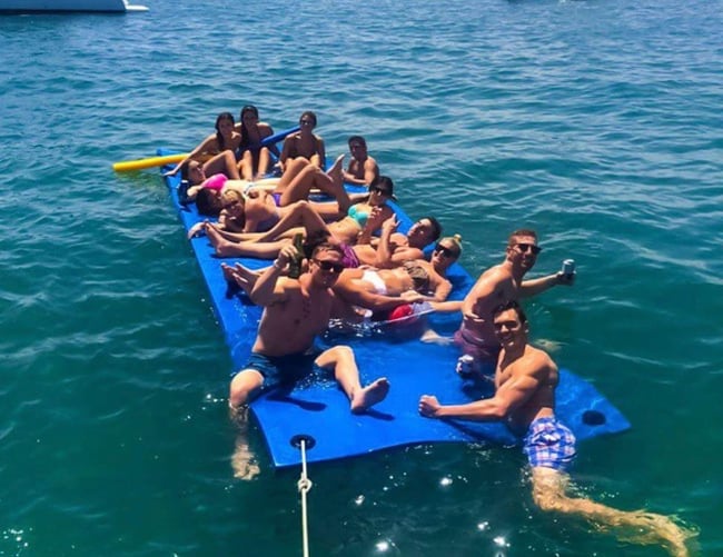 Swim mats for 2024 boats