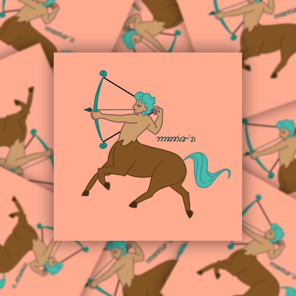 Image of Sagittarius Vinyl Sticker