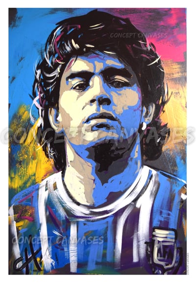 Image of Maradona ‘Eternal’ A1 Poster