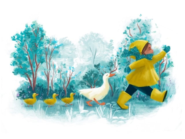 Image of Fine Art Prints 'Geese'