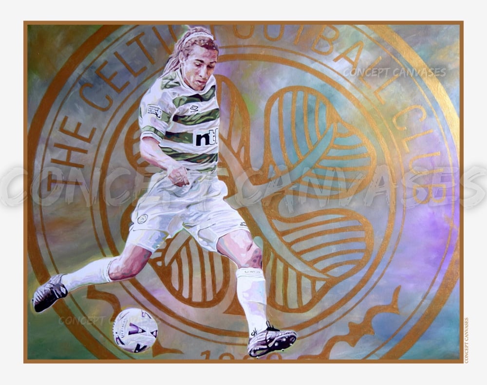 Image of Henrik Larsson ‘Gold Standard’ A3 Print 