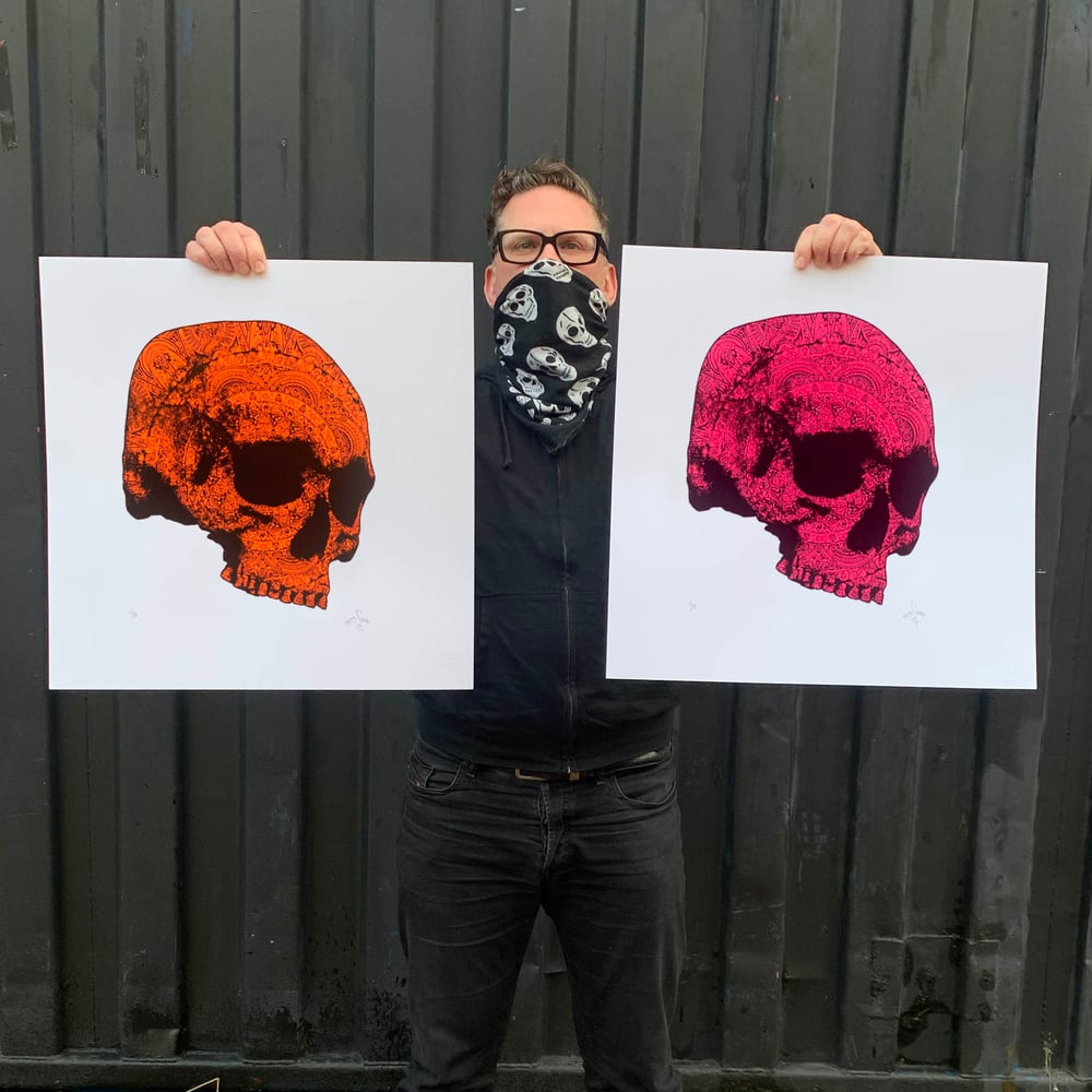 Neon Skulls