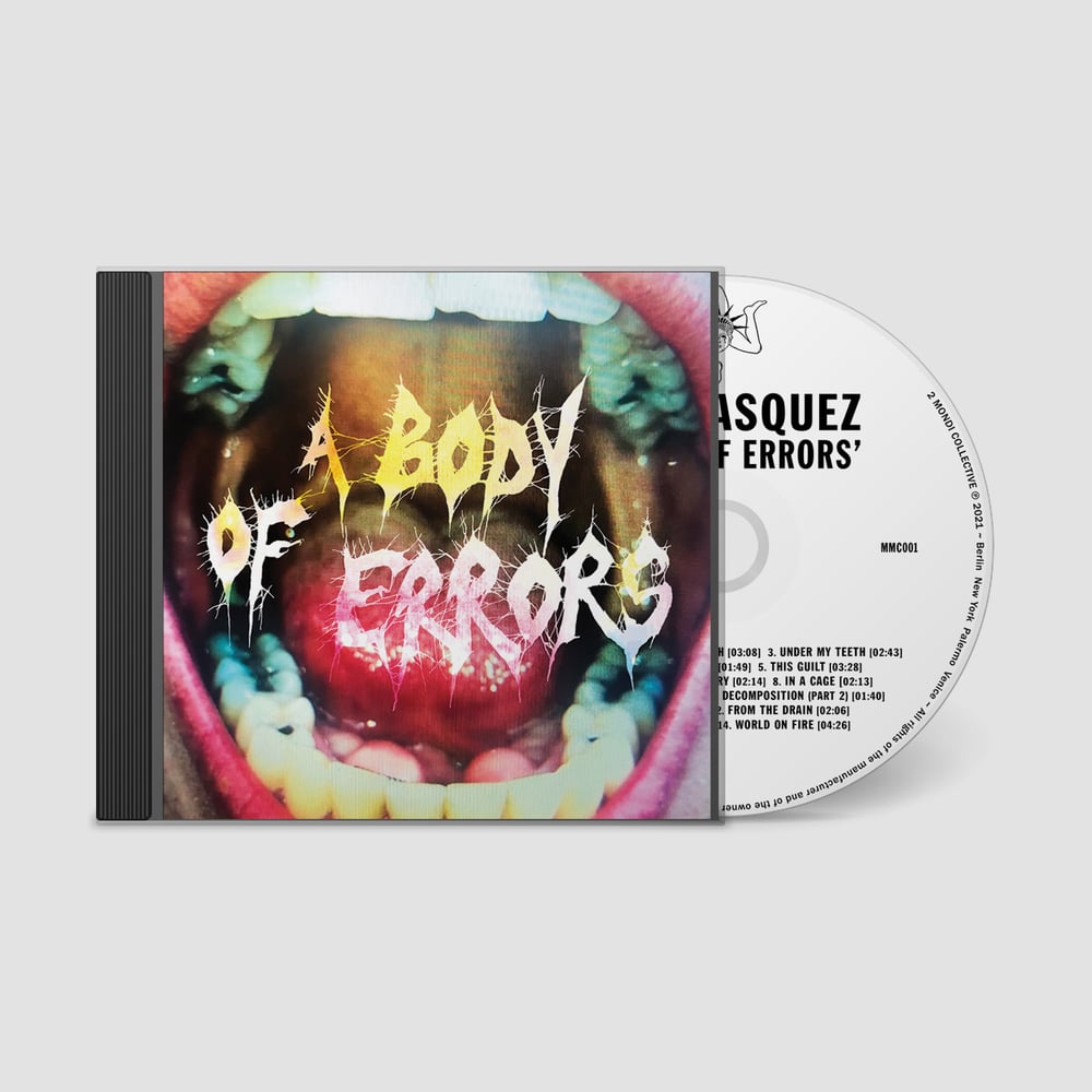 Image of LUIS VASQUEZ 'A Body Of Errors' CD 