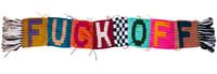 Image 2 of FUCK OFF Scarf