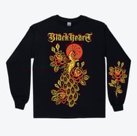 BlackHeart peacock  long sleeve Tee