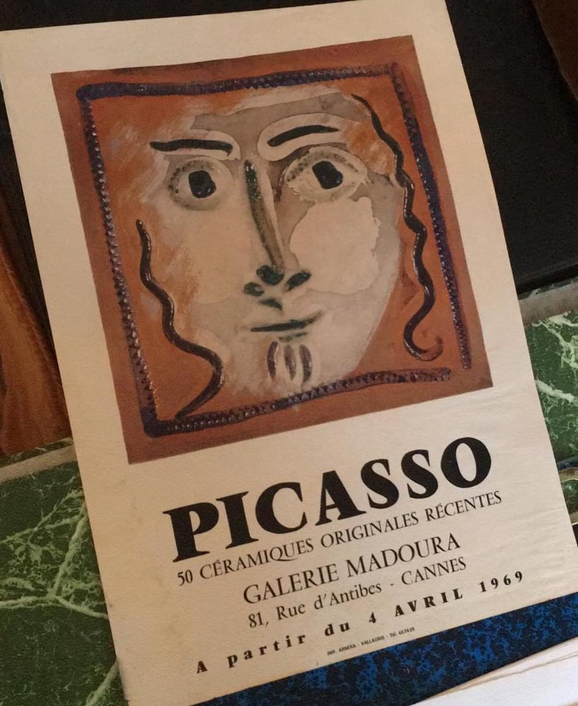 Image of (after) pablo picasso / ceramic portrait  / 23/095