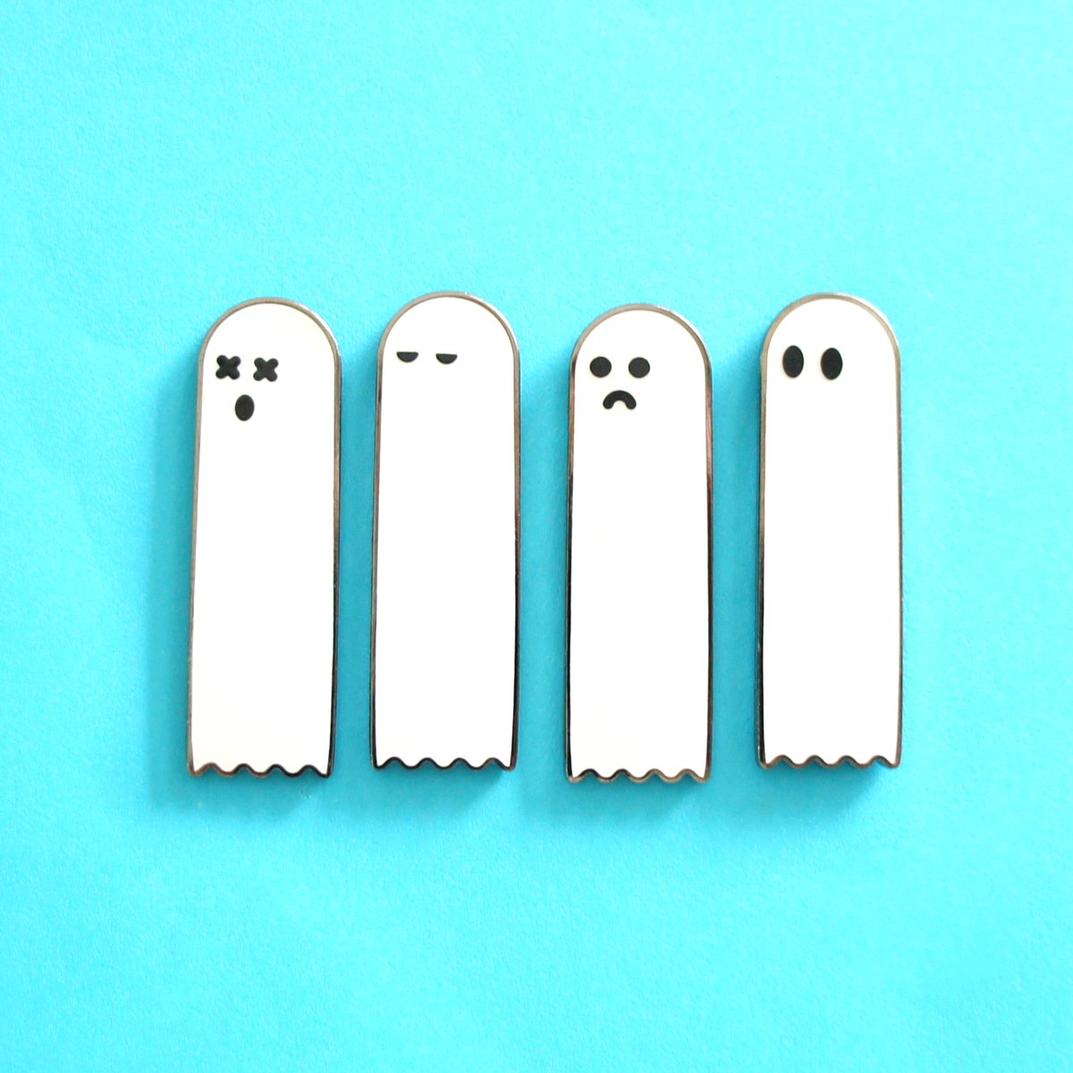 Blind Bag Glowing Ghosts Enamel Pins