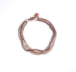 Image of Gourmette 5 rangs Unchained // Gourmette 5 rows Unchained