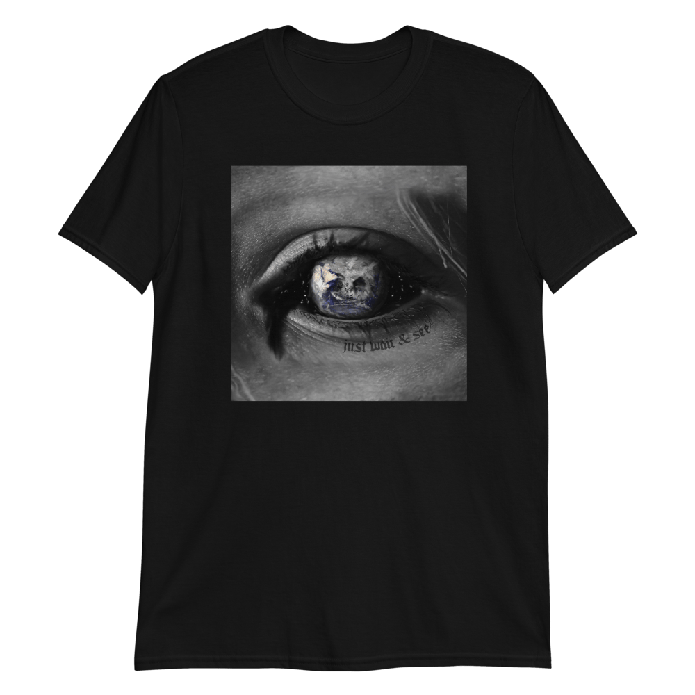 Image of "AN EYE ON THE WORLD" SHIRT