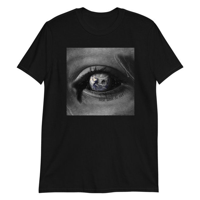 Image of "AN EYE ON THE WORLD" SHIRT