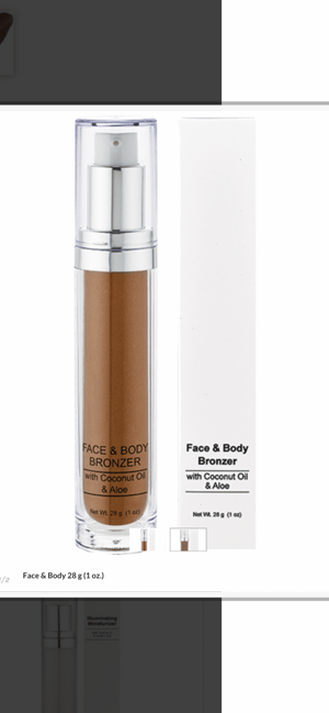 Image of FACE AND BODY BRONZER