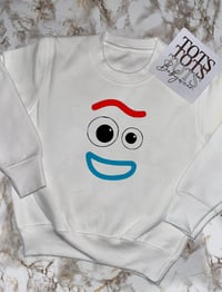 Image 3 of Character Face Sweatshirt