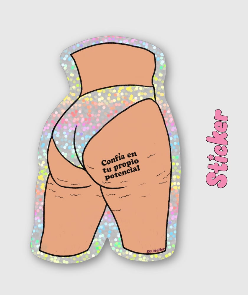 Image of Booty Potential  Sticker