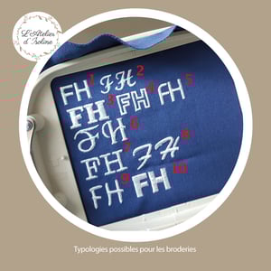 Image of Serviettes de table en lin 100% français